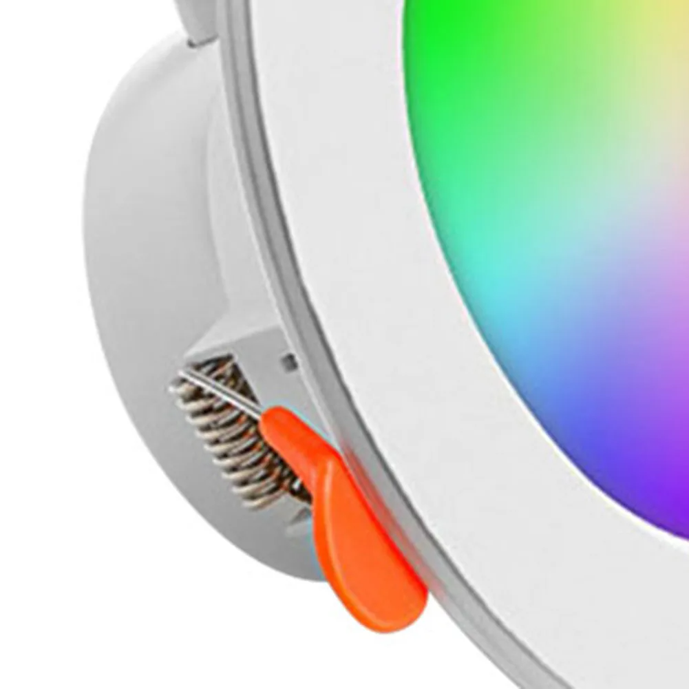 Kit 1-10 Spots de Luz LED Inteligente 10W RGB com Controle por App e Bluetoot