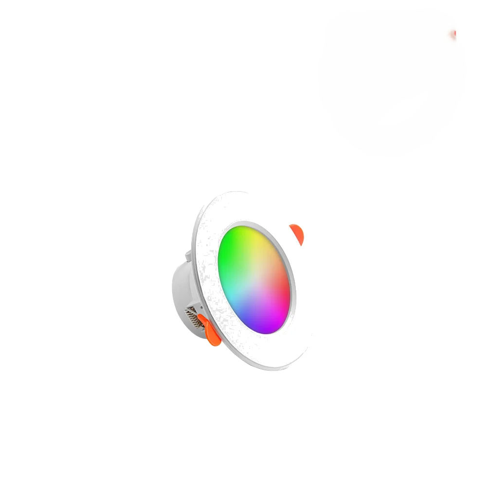 Kit 1-10 Spots de Luz LED Inteligente 10W RGB com Controle por App e Bluetoot