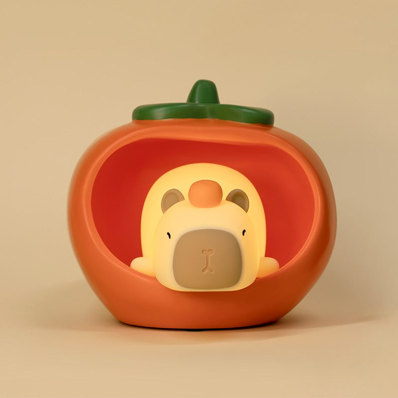 Luminária Capivara de Silicone com Bateria Recarregável USB