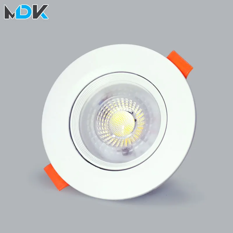 Spot LED Embutido com Ângulo Ajustável 3W a 12W Rotativo