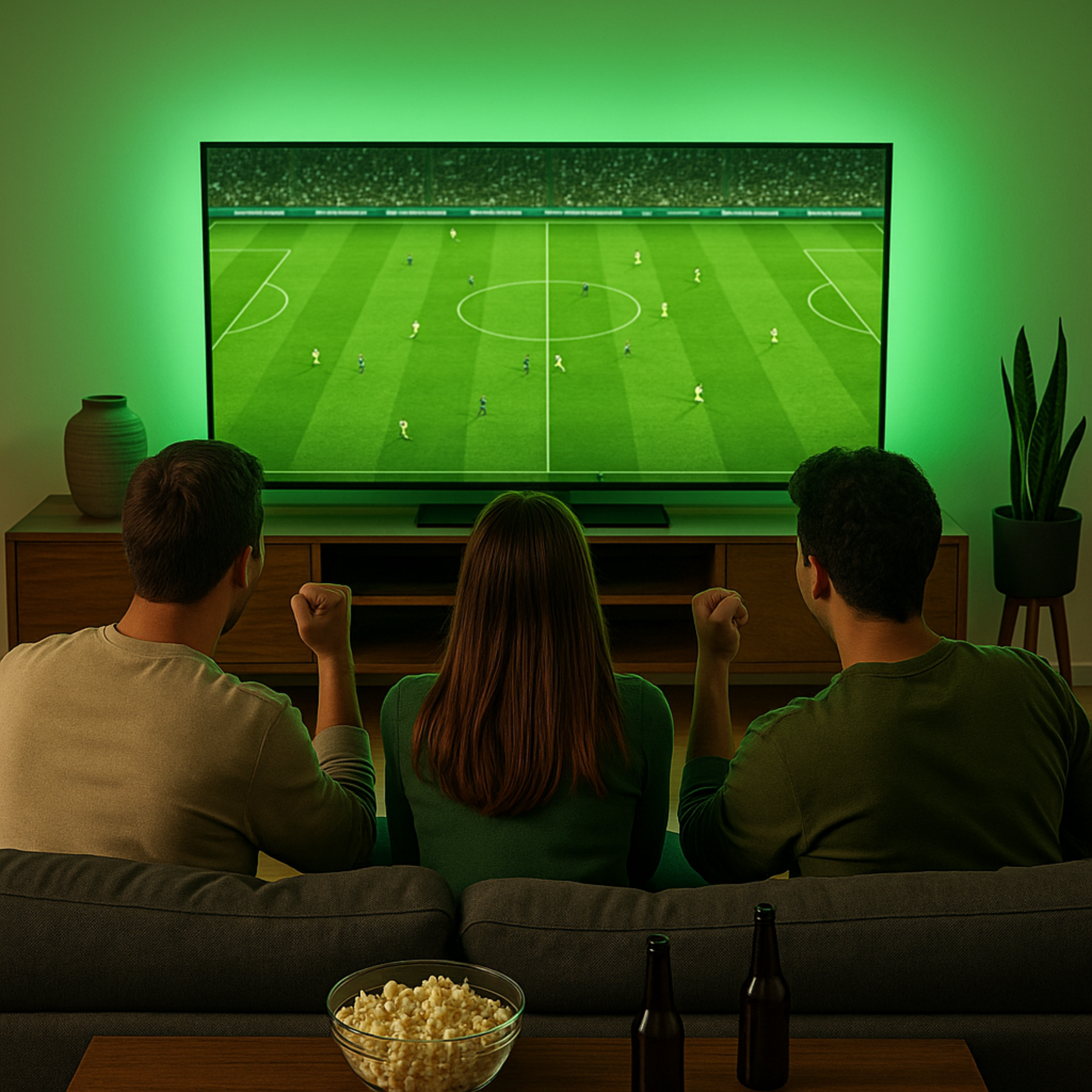Fita de LED Imersiva e Dimensional para TV com Sensor de Captura de Cor e Sincronização de Música
