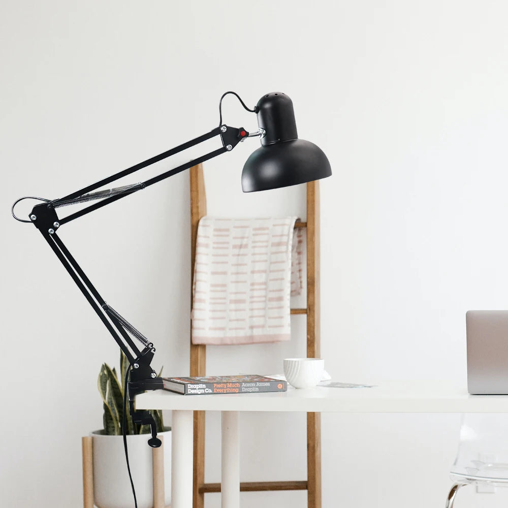 Luminária de Mesa com Presilha para Estudo Escritório e Sala de Manicure
