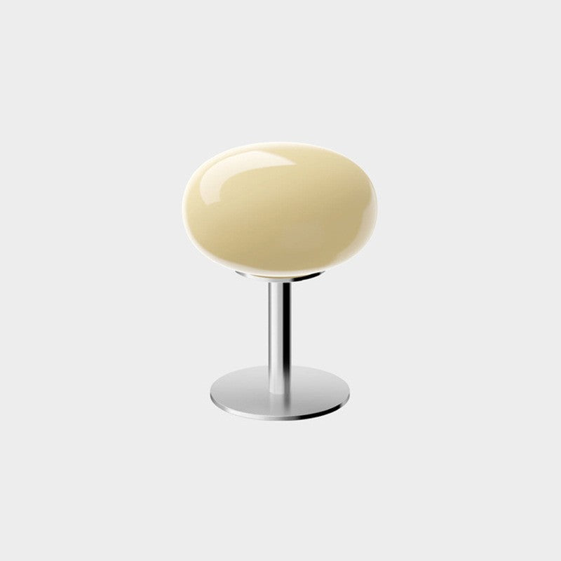 Abajur de Mesa de Vidro Macaron com Ajuste Tri Cromático e Proteção Ocular