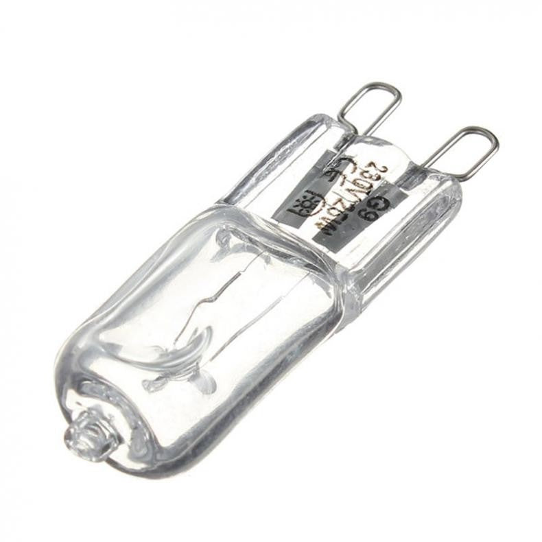 Kit 10 Lâmpadas Halógenas G9 25W a 60W Luz Quente 3000K 230V