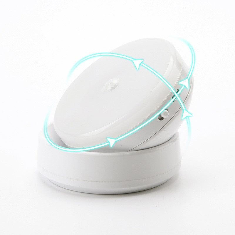 Luminária de Parede LED 360 com Sensor de Movimento Recarregável