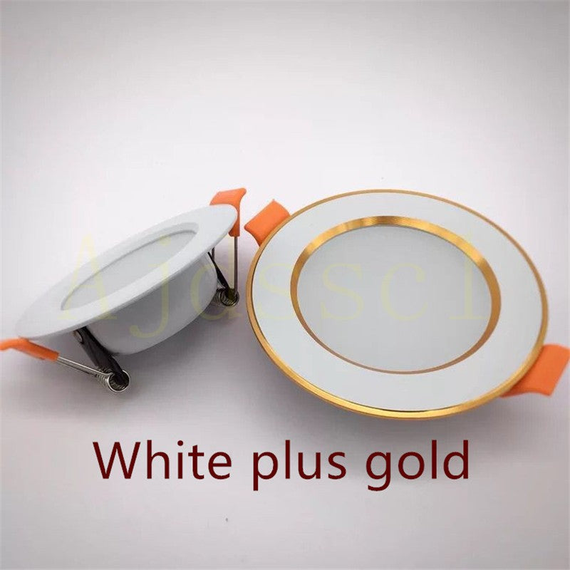 Spot LED Embutido Regulável 5W a 15W Luz AC110V 220V - 3 Cores Alternáveis