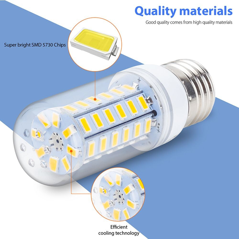 Lâmpada LED Tipo Milho 7W a 15W Super Brilhante