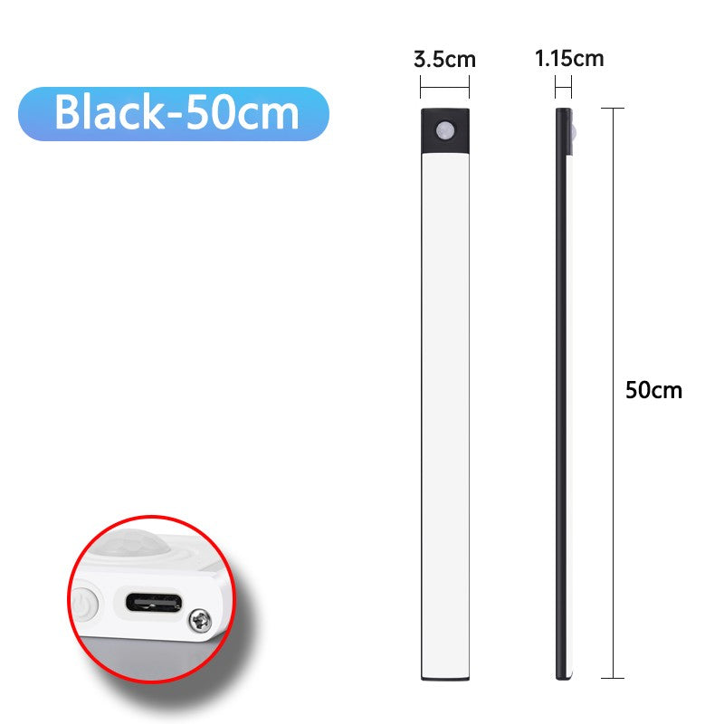 Luminária LED Sem Fio Bateria com 4 Semanas de Duração Recarregável com Sensor de Movimento Ultrafina