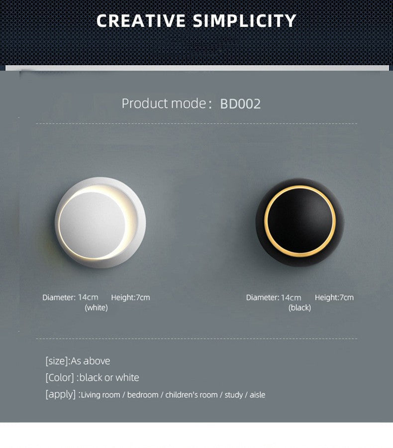Arandela LED Moderna 5W Rotação 350° para Decoração e Funcionalidade
