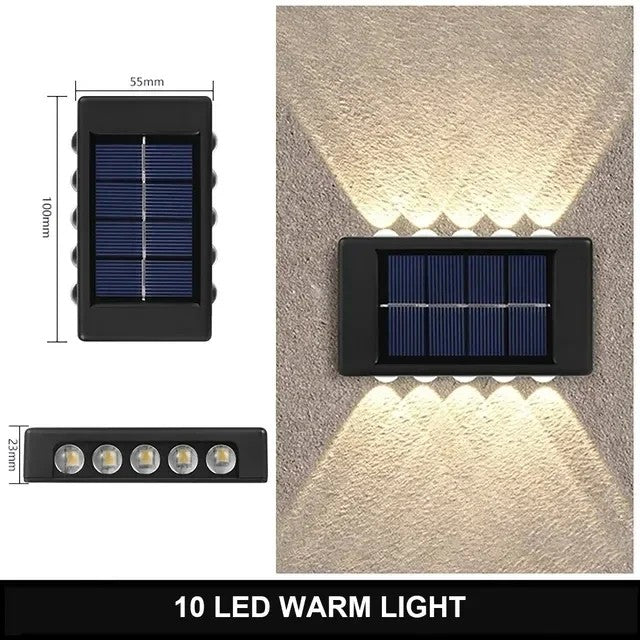 Ilumine suas noites com elegância usando a luminária solar automática, equipada com 10 LEDs de luz quente. Ideal para áreas externas, ela é resistente à água e proporciona uma iluminação aconchegante e eficiente.