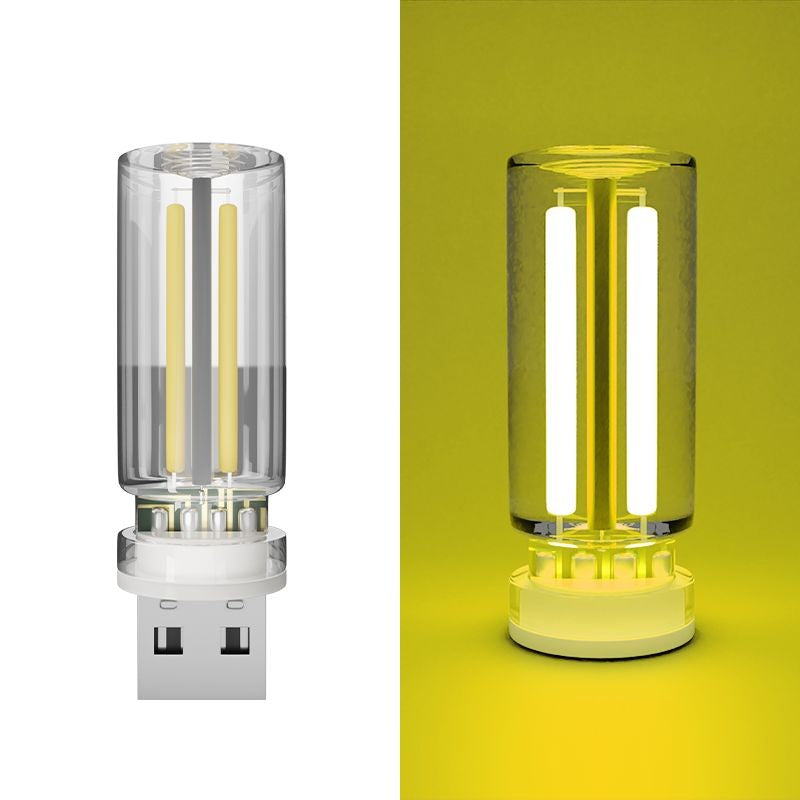 Luz de Ambiente USB com Toque e Dimerização LED Filamento Plug and Play
