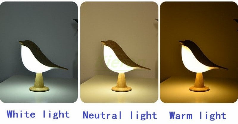 Luminária de Mesa em Formato de Pássaro Diversos Modelos