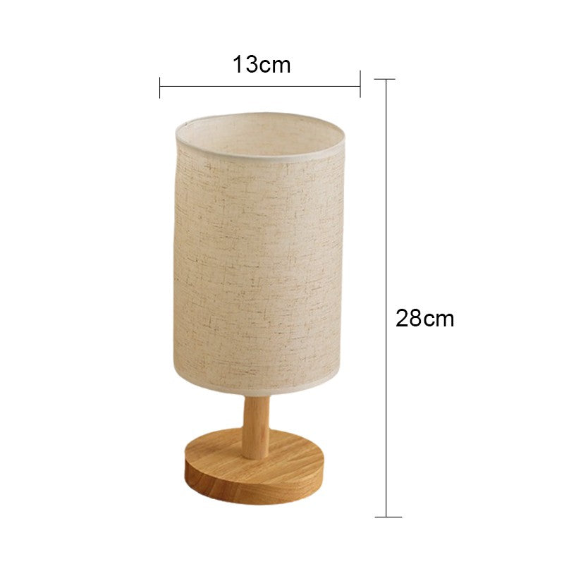 Luminária de Mesa LED Estilo Chinês com Cúpula de Tecido Regulável e USB