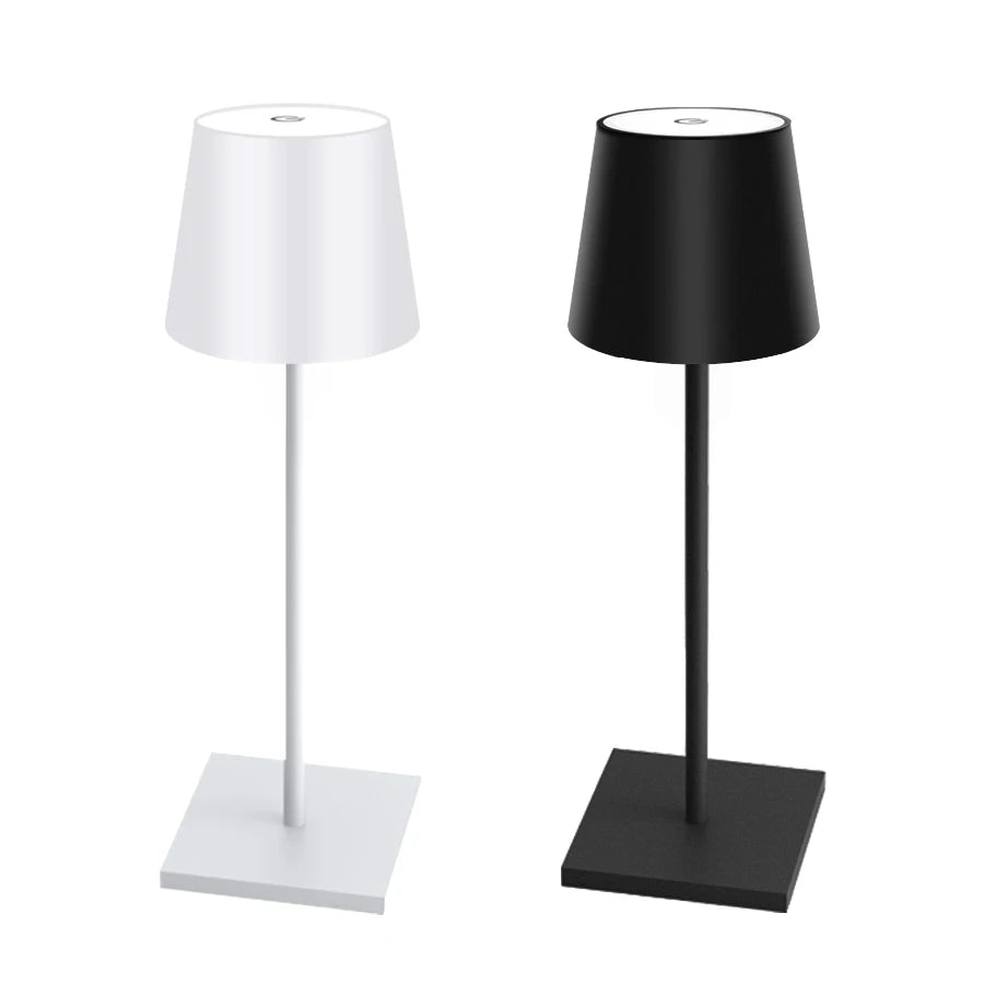 Luminária de Mesa LED Touch Recarregável com 3 níveis de Intensidade