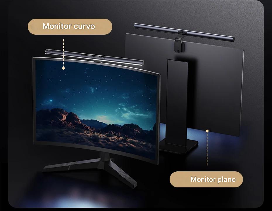 Luminária LED Magnética USB para Computador e Notebook com Luz Protetora Ocular