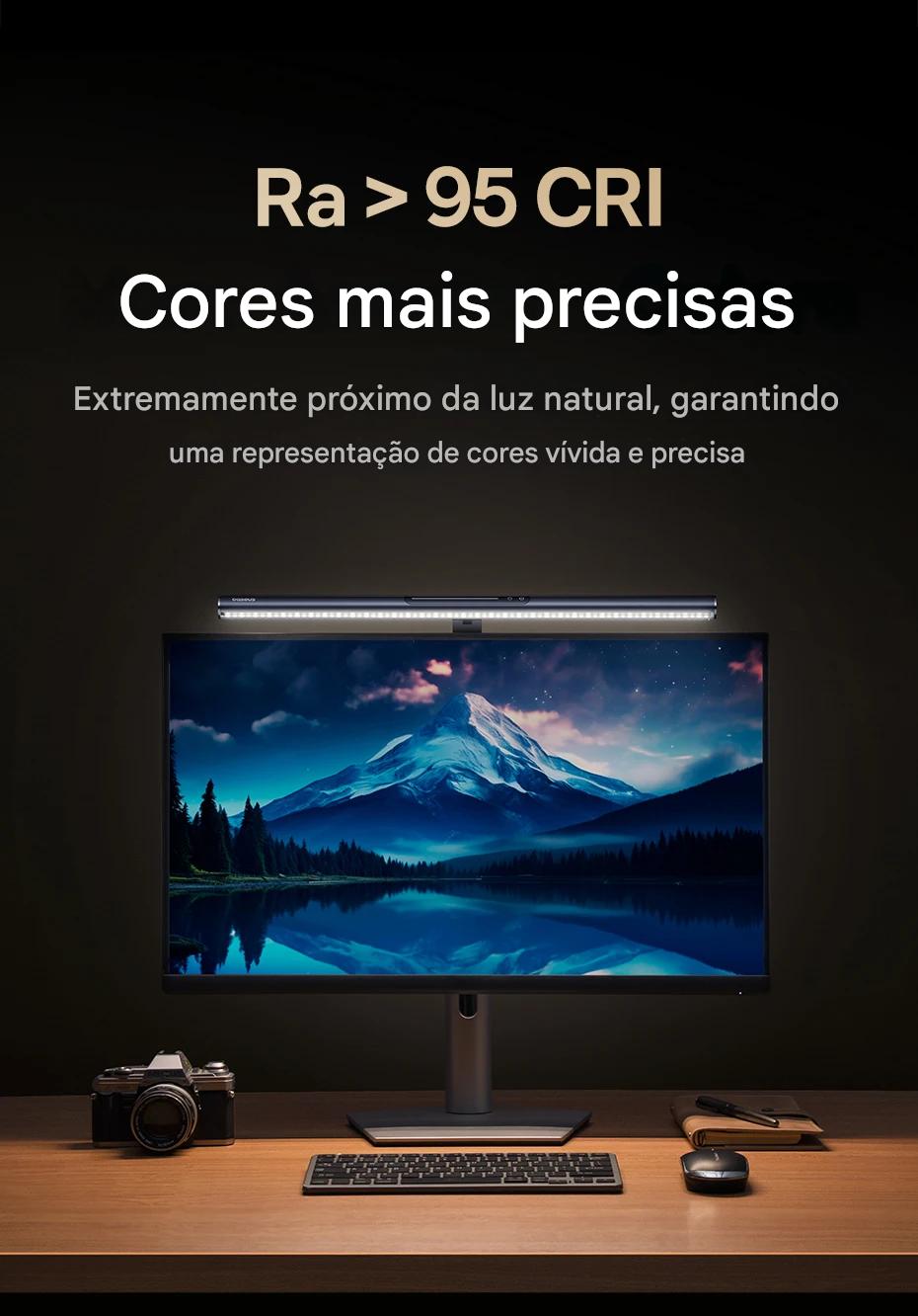 Luminária LED Magnética USB para Computador e Notebook com Luz Protetora Ocular