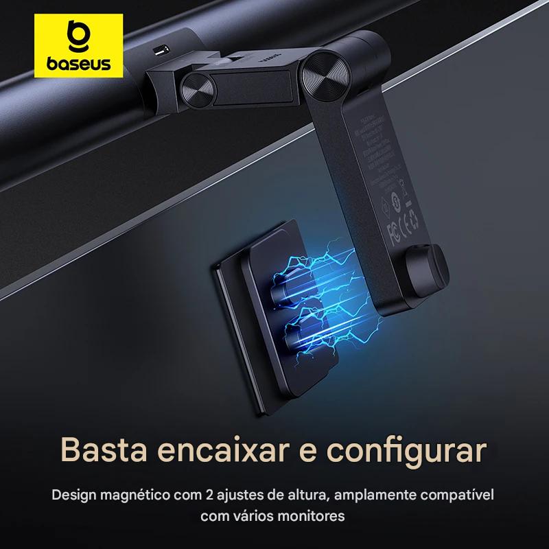 Luminária LED Magnética USB para Computador e Notebook com Luz Protetora Ocular