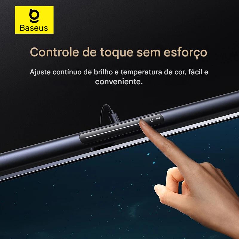 Luminária LED Magnética USB para Computador e Notebook com Luz Protetora Ocular