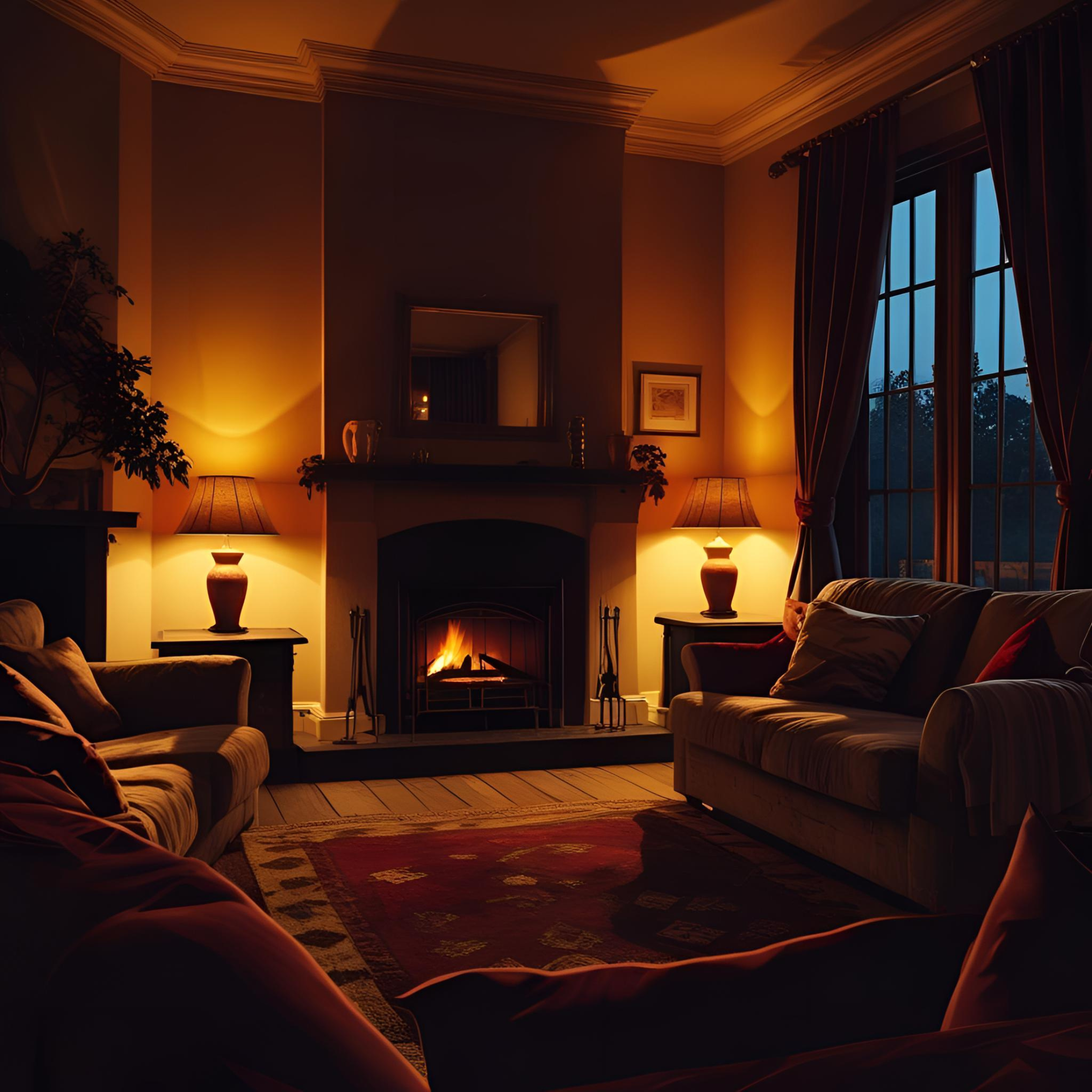 Ambiente - Sala de Estar Confortável