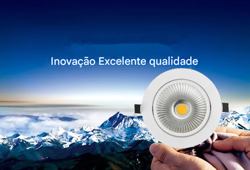 Spot de Luz LED Regulável COB 5W a 20W AC90V-260V