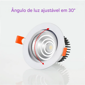 Spot de Luz LED Regulável COB 5W a 20W AC90V-260V