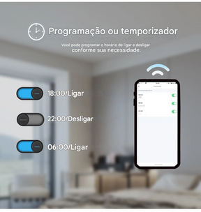 Luminária LED Plafon Smart LED com Acabamento em Madeira Controle Alexa e Google