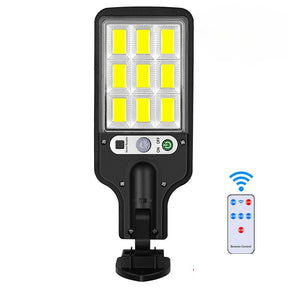 Luminária Solar LED de Parede com Sensor de Presença Para Áreas Externas