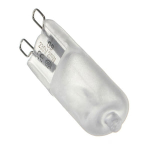 Kit 10 Lâmpadas Halógenas G9 25W a 60W Luz Quente 3000K 230V