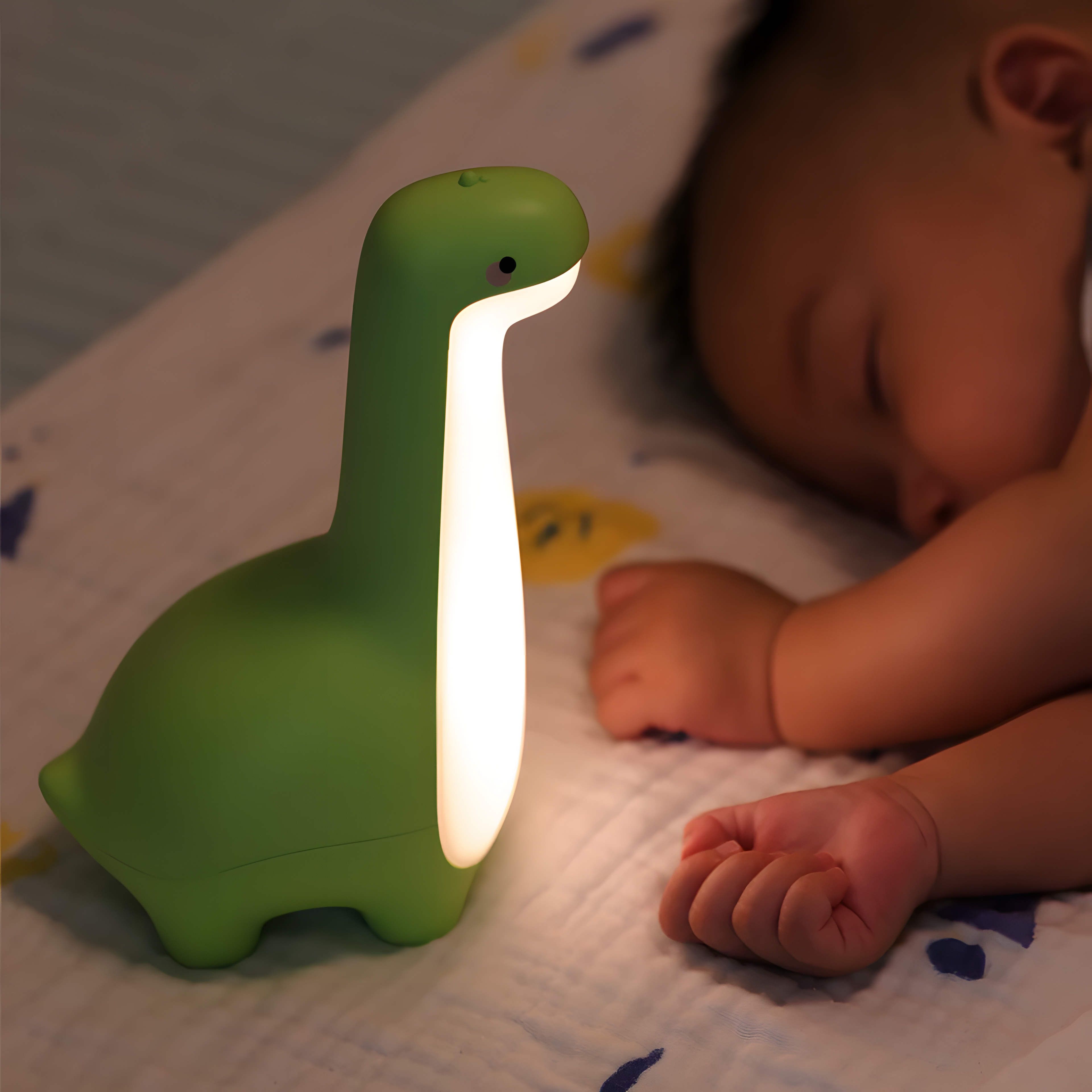 Luminária de Dinossauro com Luz Interna Confortável aos Olhos