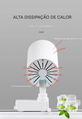 Kit Completo 4 Unidades Spot LED de Trilho 220V - Kit BRANCO