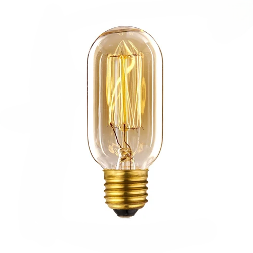 Lâmpada Incandescente de Filamento Vintage para Decoração Retrô - T45 spirai 220V