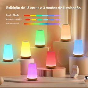 Luminária com Alternação de Luz ao Toque e Carreamento via USB