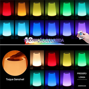 Luminária com Alternação de Luz ao Toque e Carreamento via USB