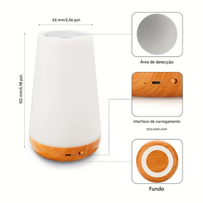 Luminária com Alternação de Luz ao Toque e Carreamento via USB