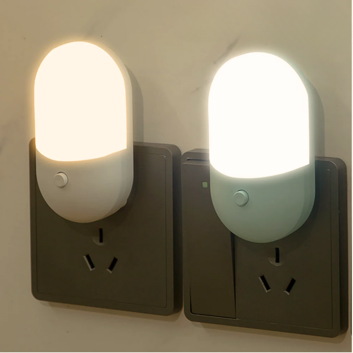 Luz Noturna LED de Tomada  Para Ambientes Confortáveis