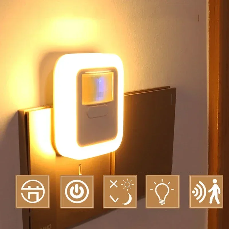 Ilumine seu ambiente de forma inteligente com nossa luminária de tomada equipada com sensor de presença. Desfrute da conveniência das adaptações de tonalidades de luz, ajustando-se perfeitamente ao seu estilo e necessidade. Ideal para qualquer cômodo, proporcionando segurança e conforto ao detectar movimento e adequar a iluminação automaticamente.