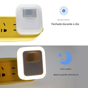 Luminária de Tomada com Sensor de Presença e com Adaptação de Tonalidades de Luz