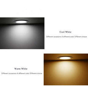 Spot LED Embutido Regulável 5W a 15W Luz AC110V 220V - Branco Quente 3000k