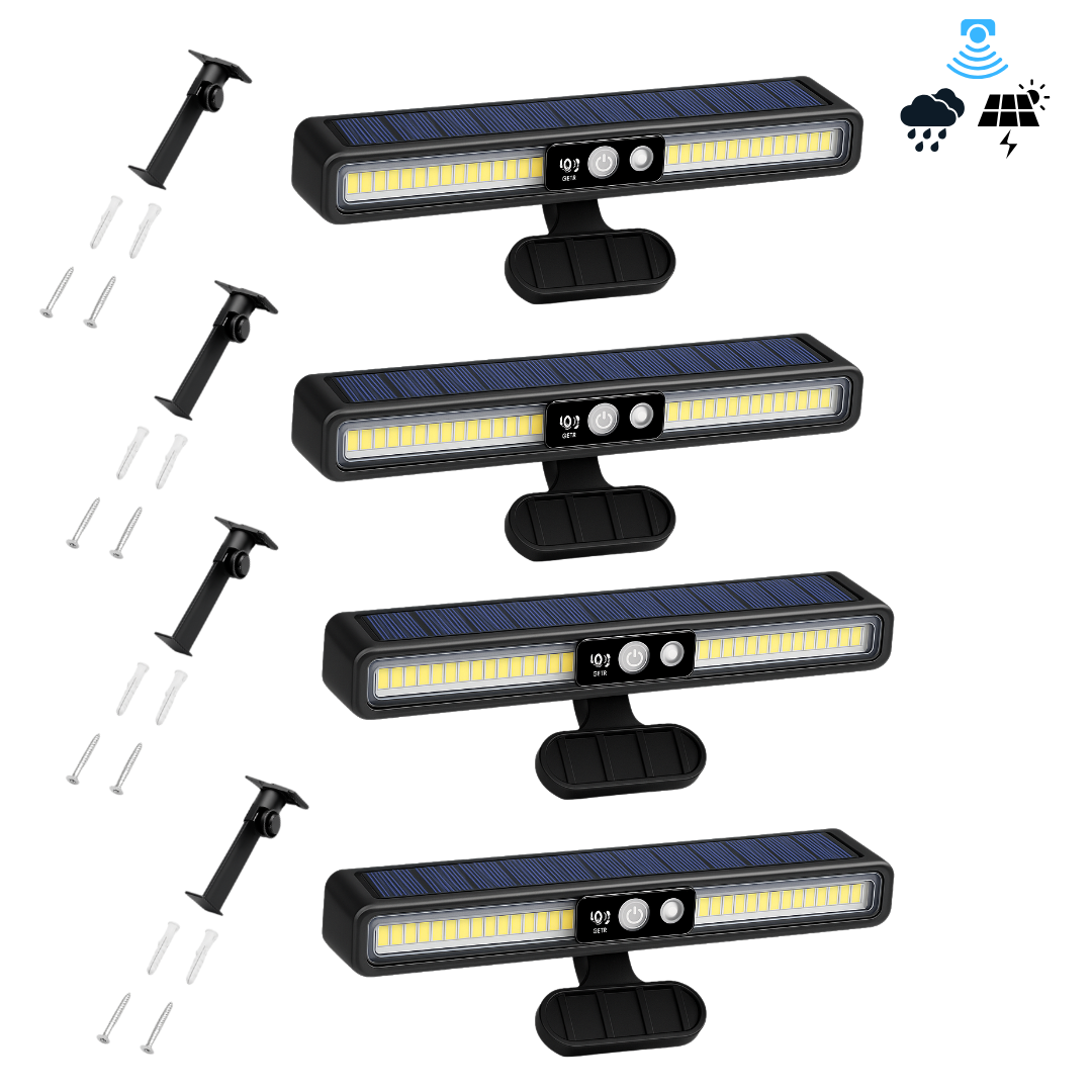 Luz Solar com Sensor de Presença à Prova d´água com Clipe Prendedor