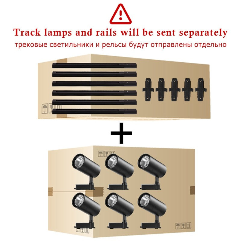 1 Unidade Spot LED para Trilho 220V COB 12W a 40W - BRANCO