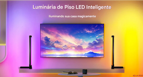 Luminária de Chão RGB Dream Color com Sincronização Musical e 16 Milhões de Cores para Quarto e Sala
