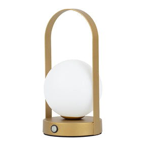 Luminária de Mesa LED Portátil de Metal Suspensa Para Áreas Externas e Internas