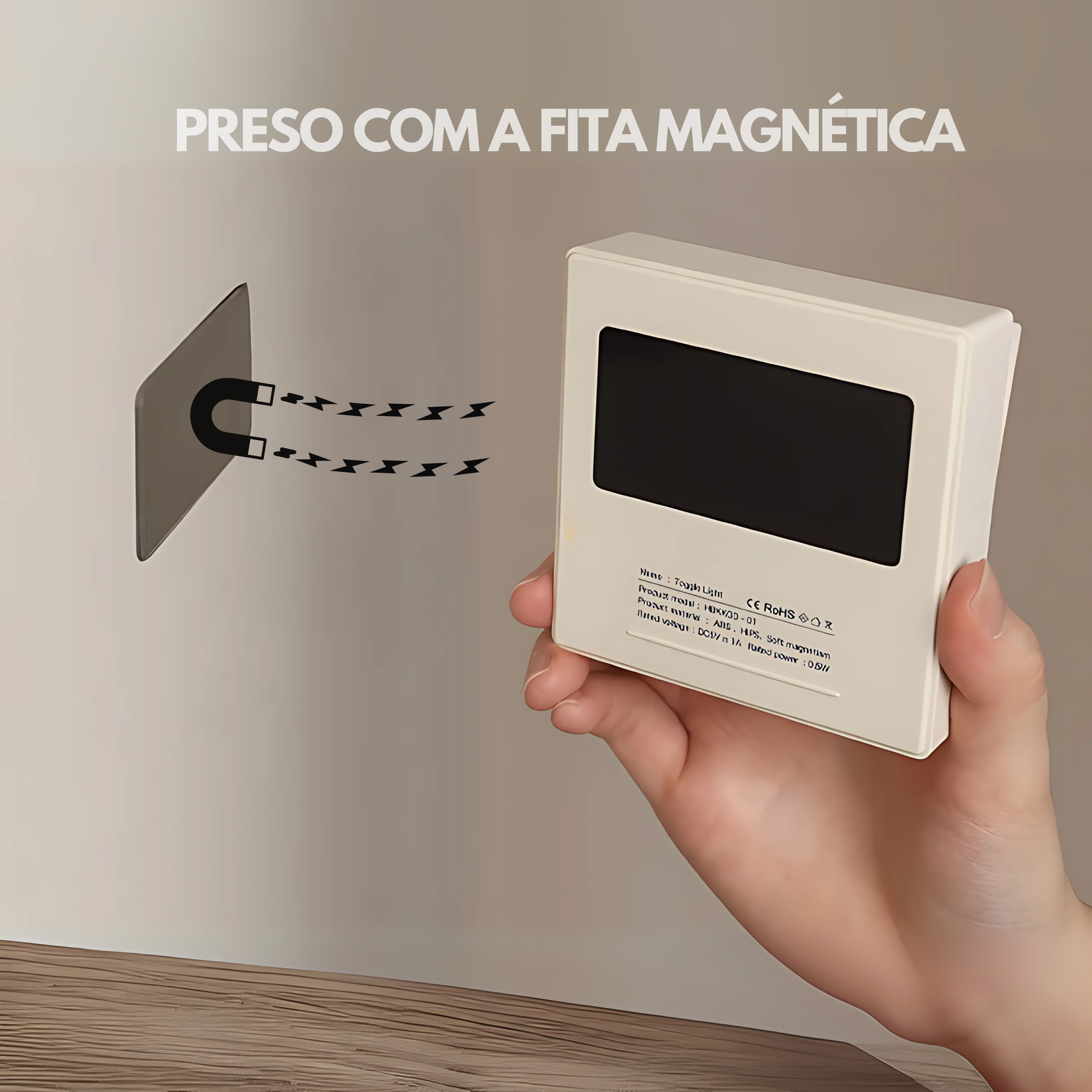 Luminária LED Versátil Sem Fio e Fixação Magnética Com Bateria Recarregável Resistente
