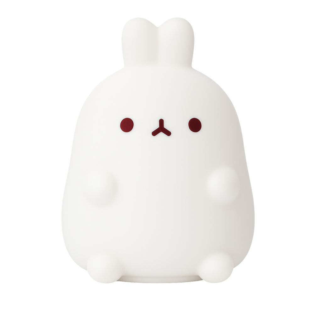 Luminária de Silicone LED Coelhinho Super Fofa e Delicada