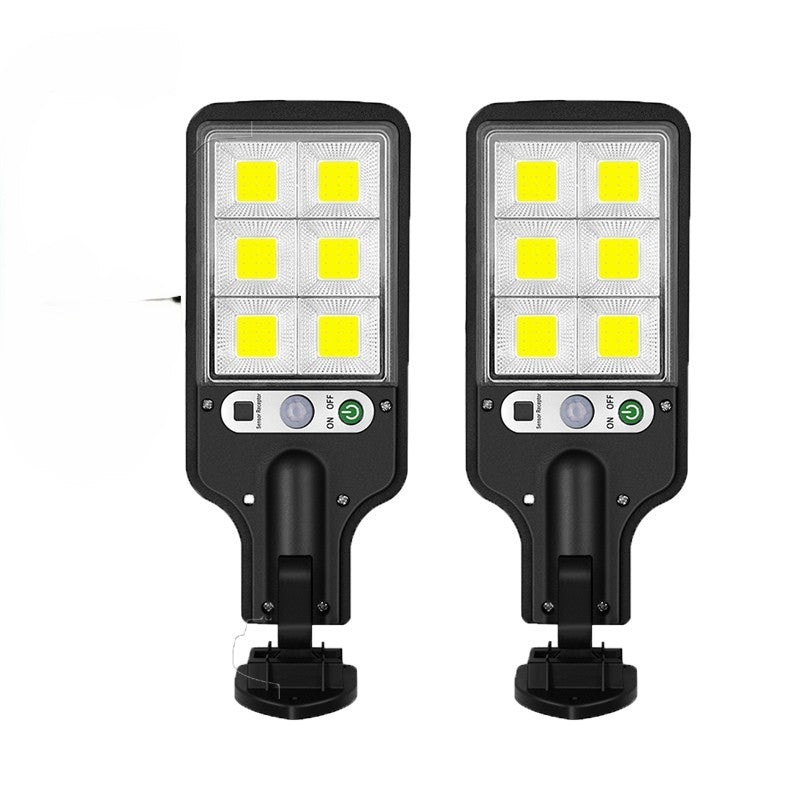 Luminária Solar LED de Parede com Sensor de Presença Para Áreas Externas