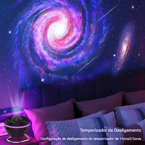 Projetor Galaxy Star Rotativa Com 12 Variações de Projeção