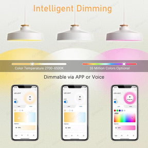Lâmpada LED Inteligente com Controle via App Google e Alexa