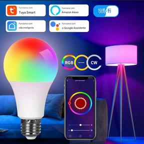 Lâmpadas LED RGB Tuya Smart WiFi