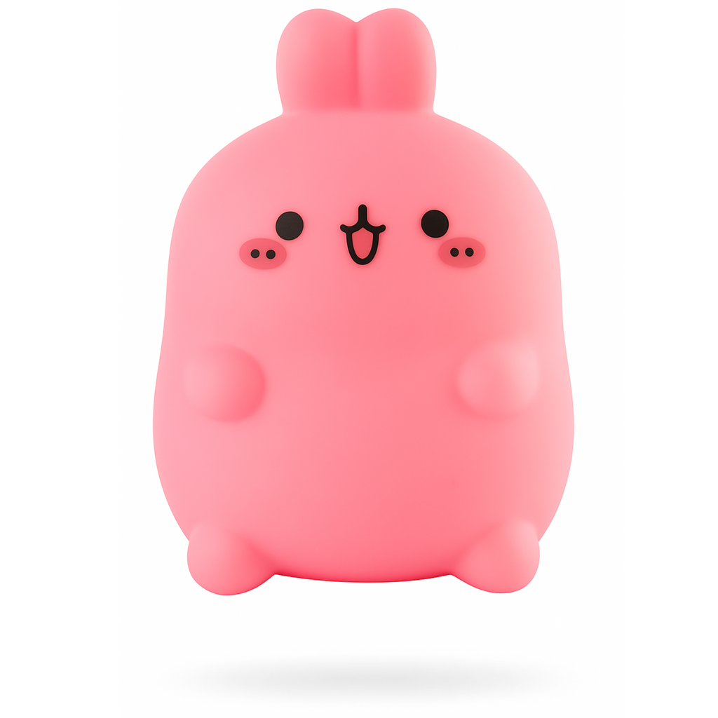 Luminária de Silicone LED Coelhinho Super Fofa e Delicada