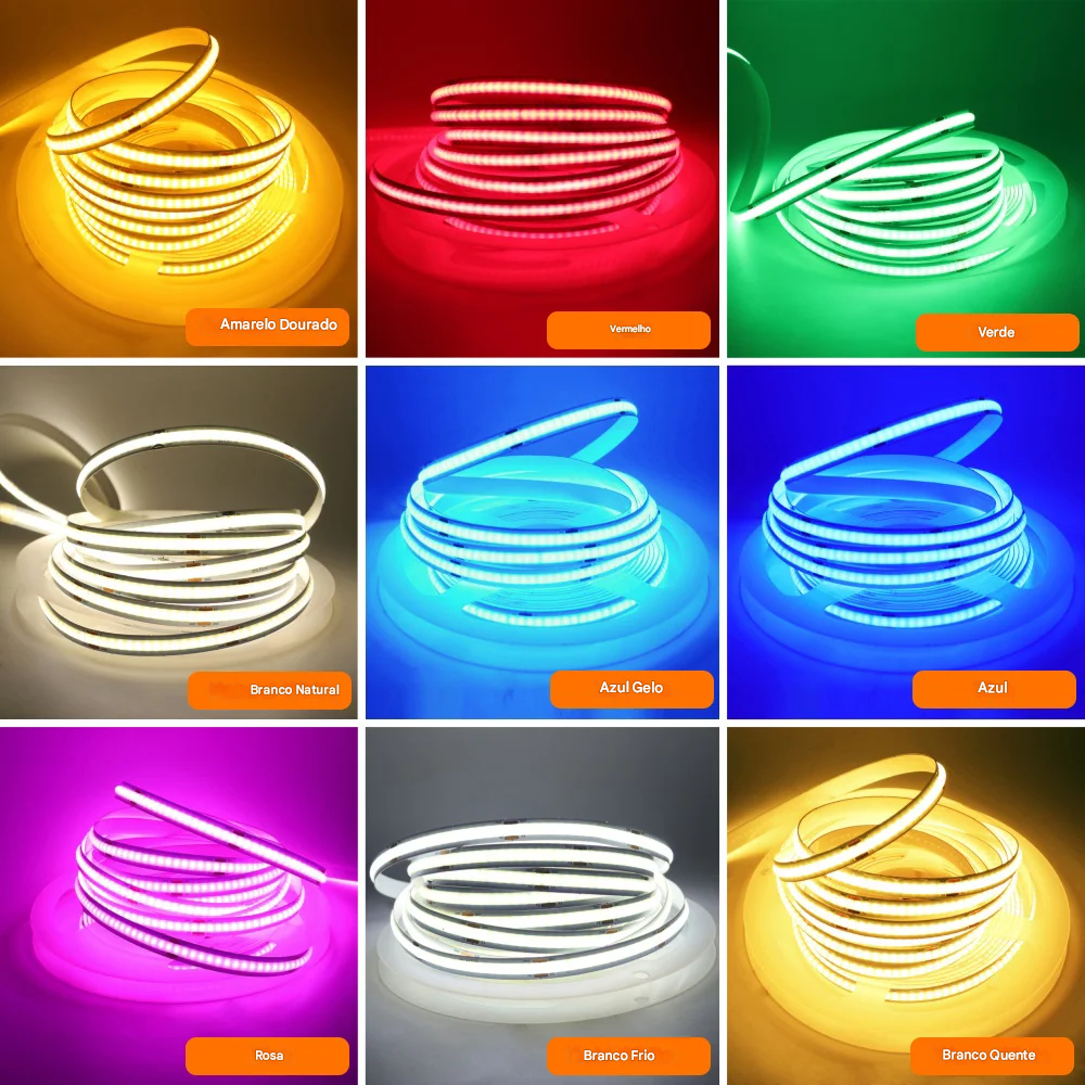 Fita LED com 320 LEDs/m Interligados e Resistentes